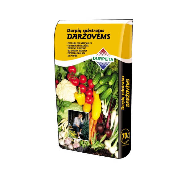Substratas daržovėms, 70 l