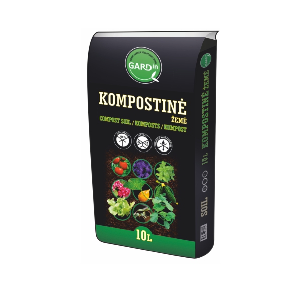 GARDIN kompostinė žemė, 10-80 l