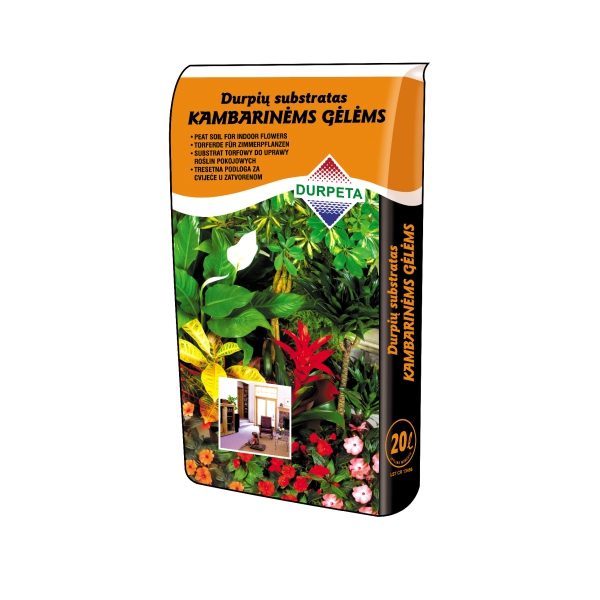Substratas kambarinėms gėlėms, 20 l