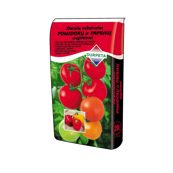 Substratas pomidorams ir paprikoms, 20 l